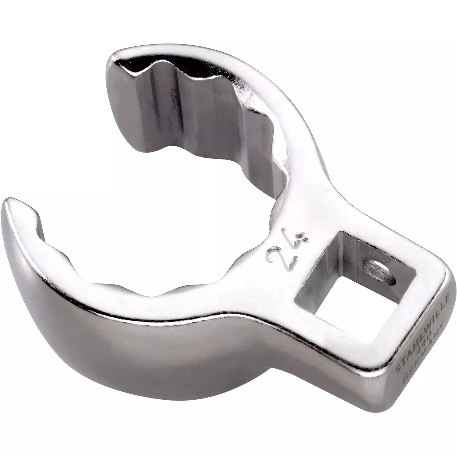 Stahlwille 01190013 Steel Crow-Ring Spanner, 1/4" Drive, 13mm