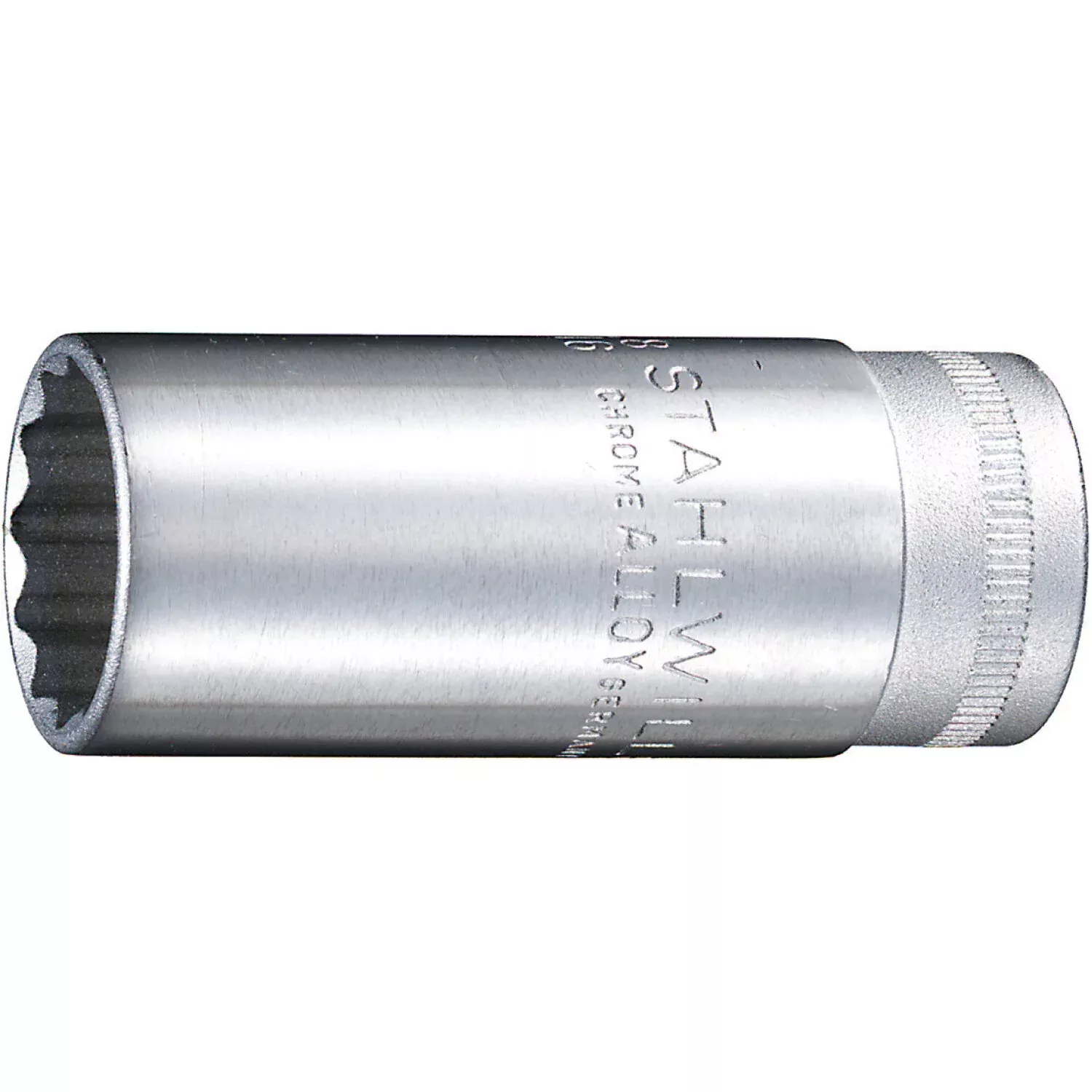 Stahlwille 02420048 46a Extra Deep 3/8" 12-pt Socket, 1"
