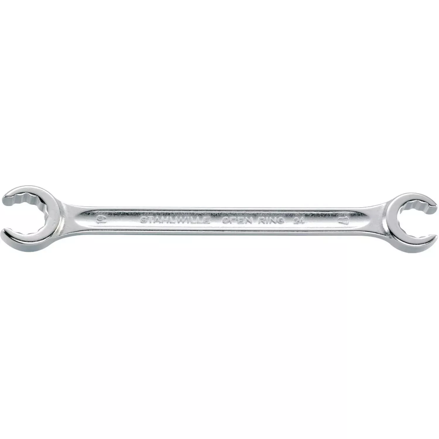 Stahlwille 41484048 Double ended open ring Bi-hex Flare Nut Spanner