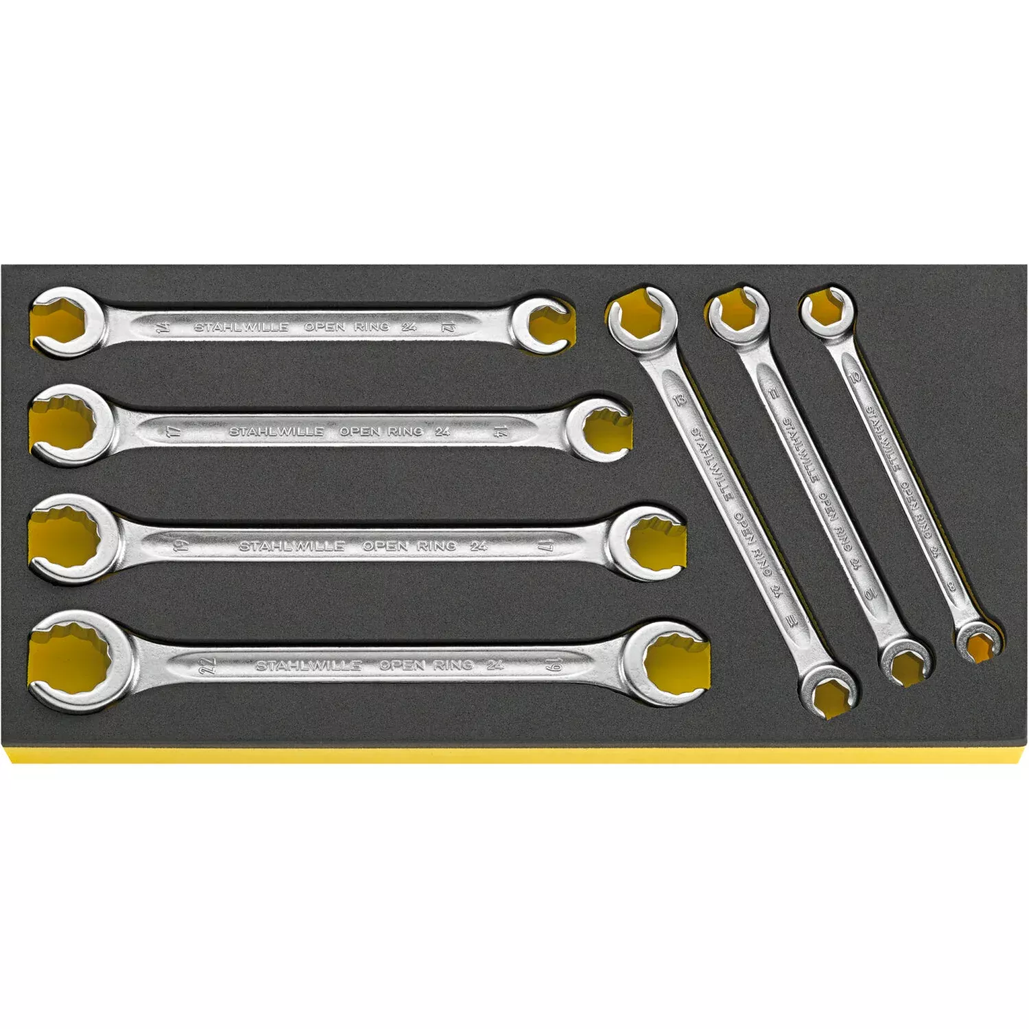 Stahlwille 96838758 Double Opend Ring Wrench Set