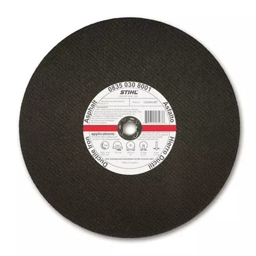 STIHL 14" Asphalt/Ductile Wheel 0835 030 8001