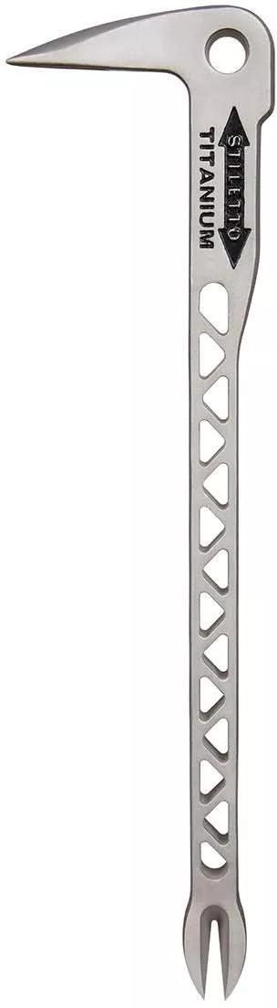 Stiletto TICLW-12 12-in. Titanium Claw Bar Nail Puller with Dimpler