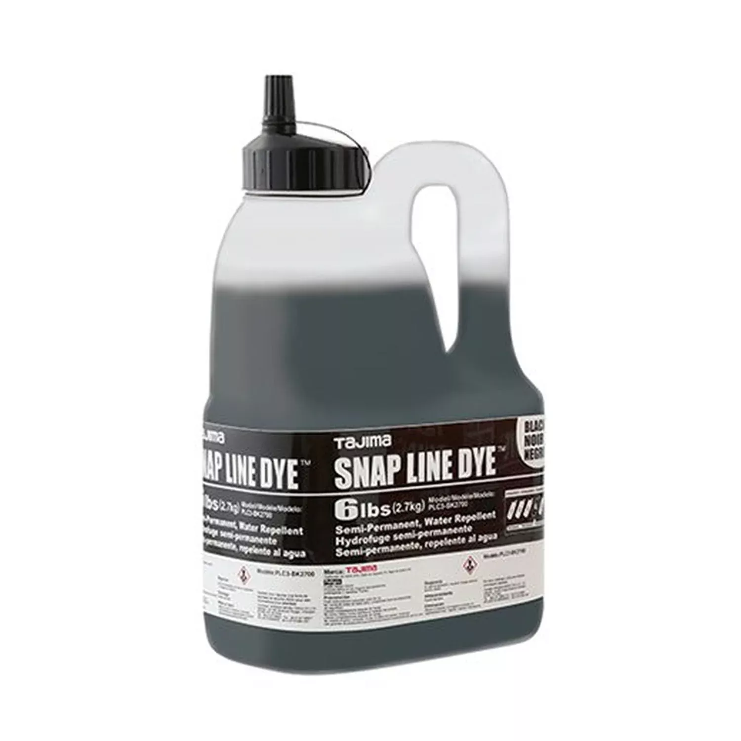 Tajima PLC3-BK2700 Snap Line Dye Black 27-kg. 6-Lbs.