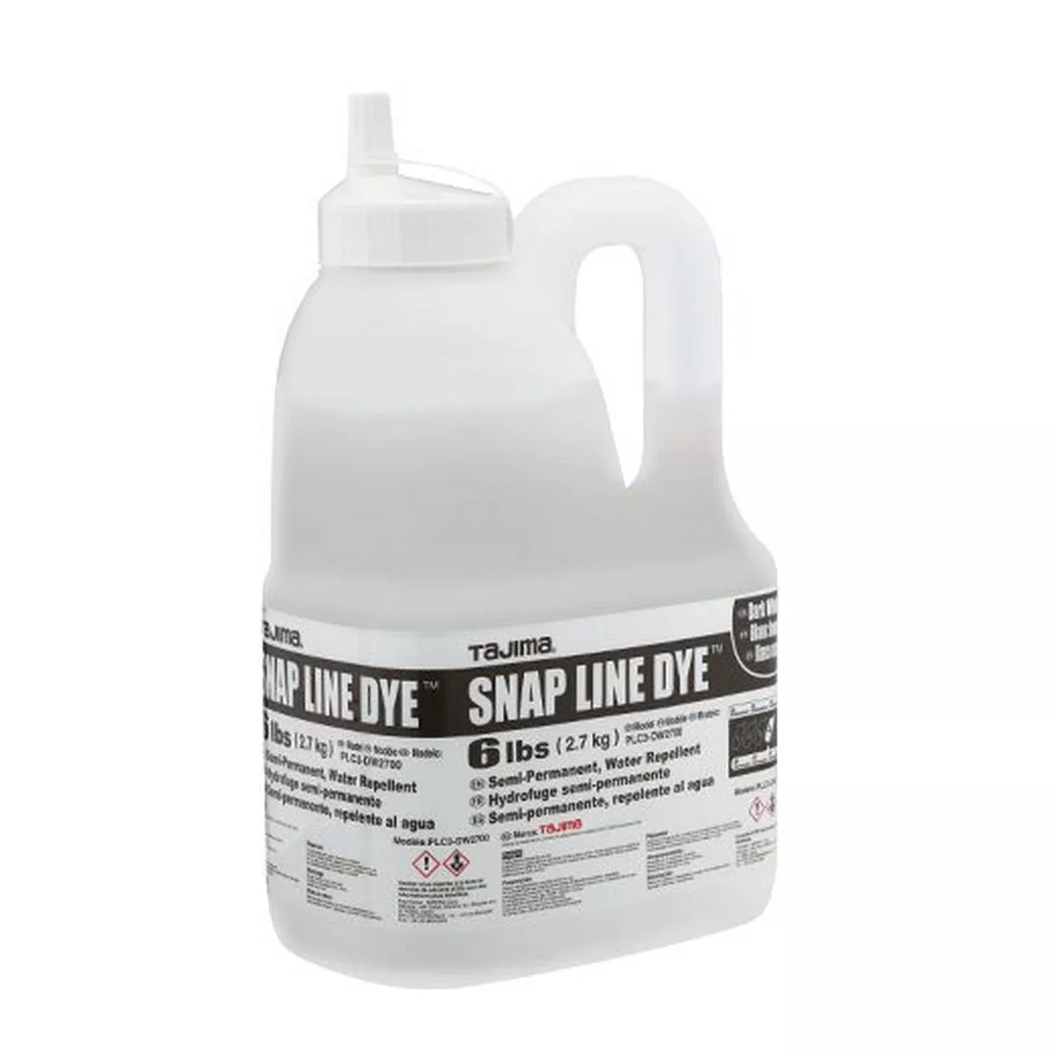 Tajima PLC3-DW2700 Snap Line Dye Dark White 6-Lbs. 27-kg.