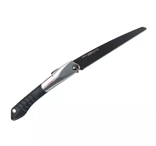 Tajima Tool Aluminist G-Saw with Folding Blade Handle, 9 TPI, Fluoro-Coat Blade, Aluminum/Elastomer Handle ALOR-A240
