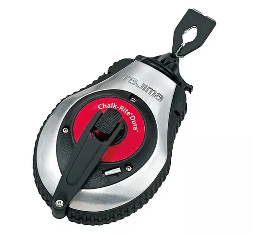 Tajima Tool Chalk-Rite Dura Chalk Snap-Line with Integrated Handle Release, 1mm CR401S