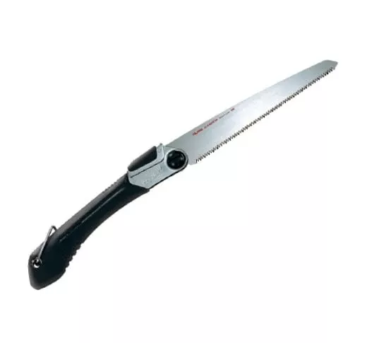 Tajima Tool G-Saw 210 Pull-Stroke Saw, 9 TPI, Steel Blade with Elastomer Folding Handle GK-G210