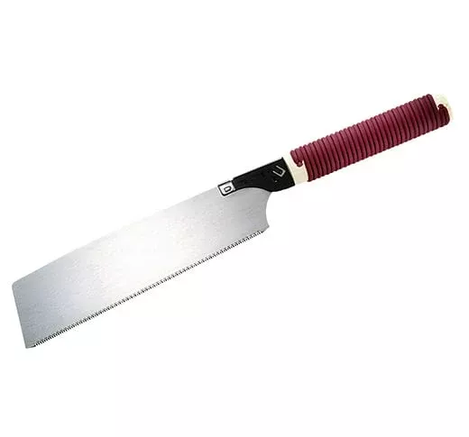 Tajima Tool Japan Pull 265 Short Pull-Stroke Saw with Wood/Elastomer Handle, 16 TPI JPR-265ST