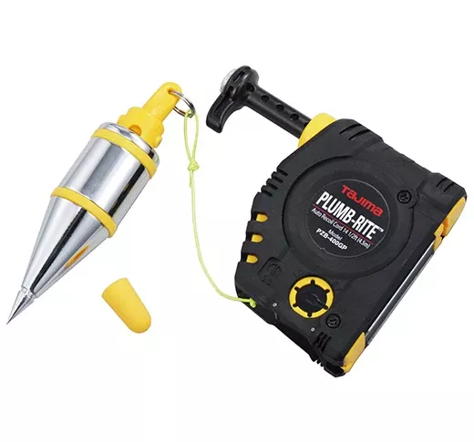 Tajima Tool Plumb-Rite 400GP Quick-Stabilizing Bob with Hammer Plate, 400 g/14 oz. PZB-400GP