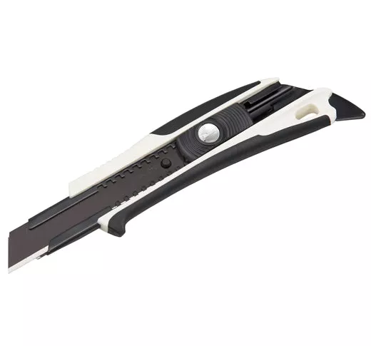 Tajima Tool Premium Cutter Series 560 Cutter Knife, Super Hard Tip, Auto Blade Lock, 1x Razar Black Blade DFC560N