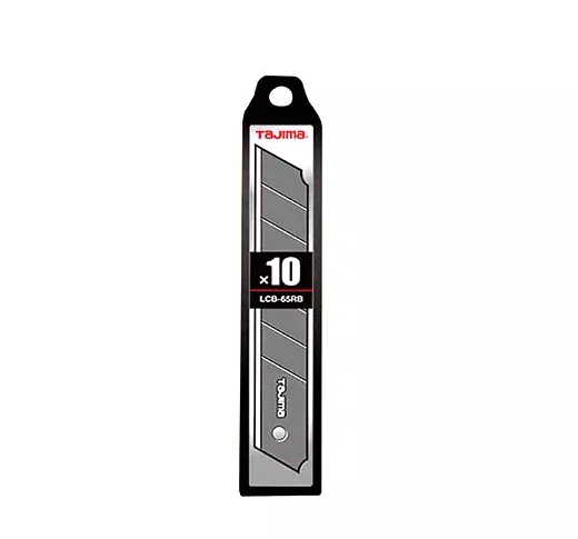Tajima Tool Razar Black Blade H, 7-Point, 10-Blade Hard Pack LCB-65RB