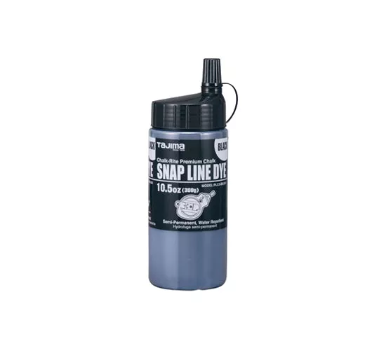 Tajima Tool Snap Line Dye, Permanent Marking Chalk with Easy-Fill Nozzle, 300g/10.5 oz, Dark Red PLC3-DR300