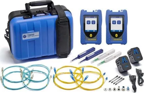TREND Networks R240-PMLS - FiberMASTER Multimode / Single-Mode Power Meter and Quad Light Source Kit