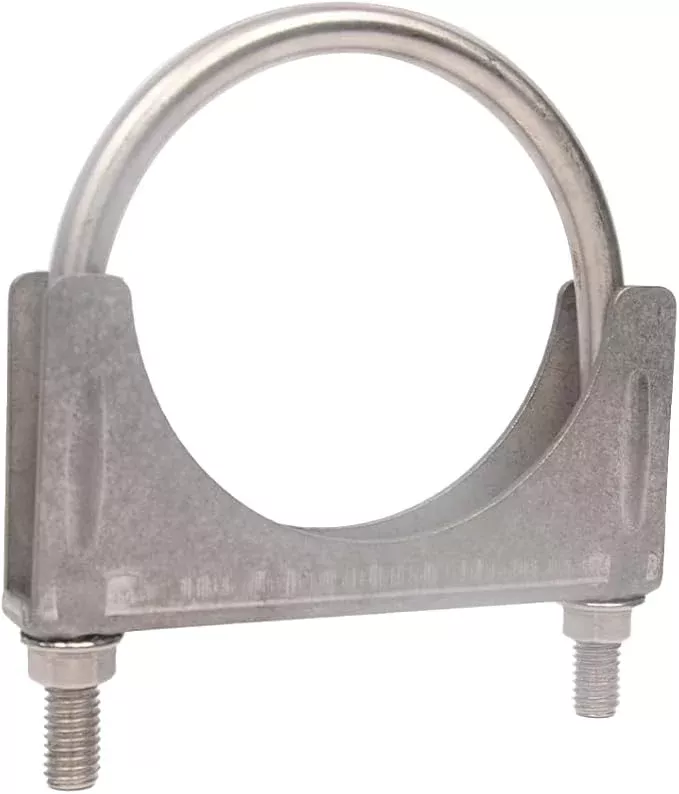 Universal 4 Inch Exhaust Clamp, Heavy Duty Stainless 4" U-Bolt Clamp