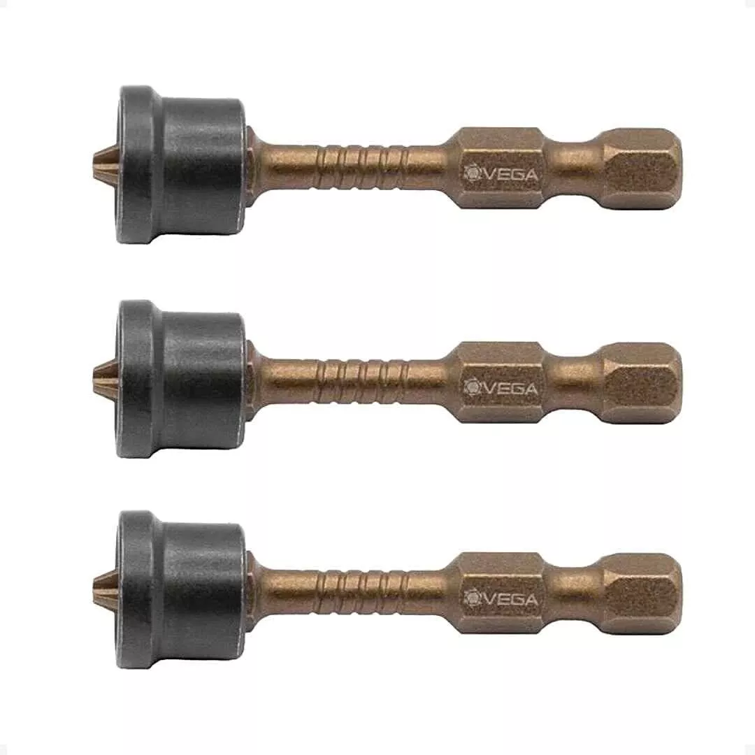 Vega P150P2C Impactech Phillips #2 Insert Drywall Indenter Bit, 1 in. (50-Pack)