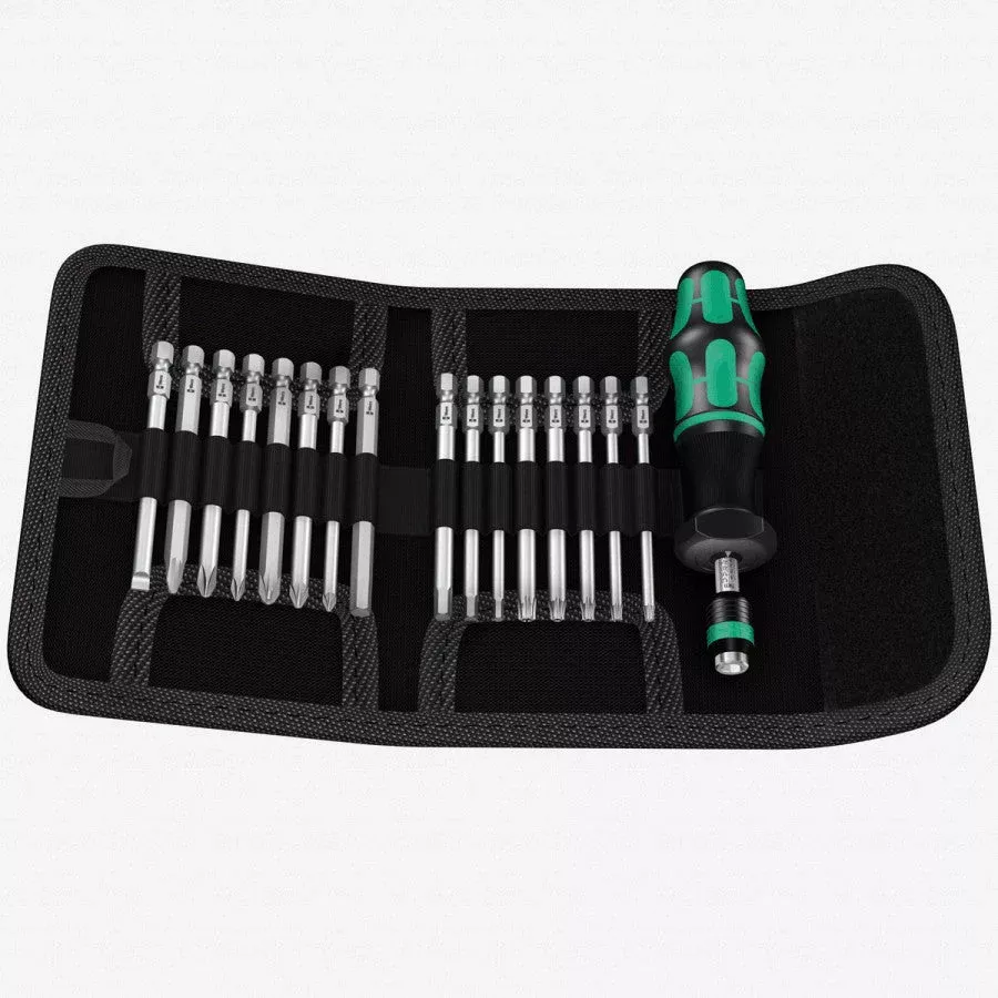 Wera 059293 Kraftform Kompakt 60 Torque 1.2 - 3.0 Nm 17 Piece Torque Screwdriver Set