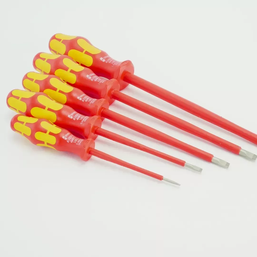 Wera 346275 VDE Insulated Slotted Screwdriver Set