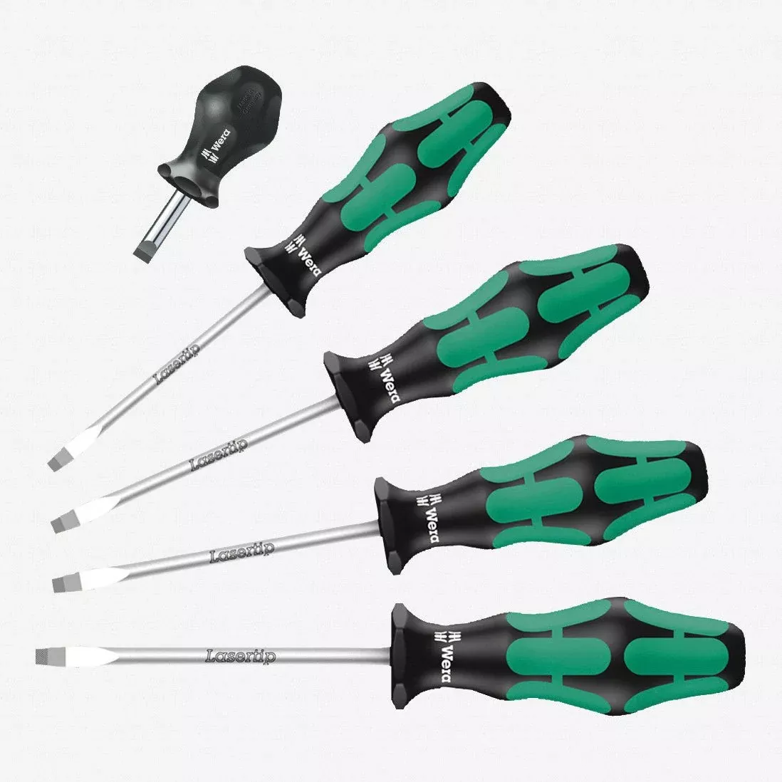 Wera 346302 Kraftform Plus Slotted Screwdriver Set