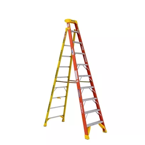Werner 10' LeanSafe Type IA Fiberglass Leaning Ladder L6210