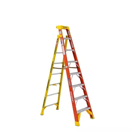 Werner 8' LeanSafe Type IA Fiberglass Leaning Ladder L6208