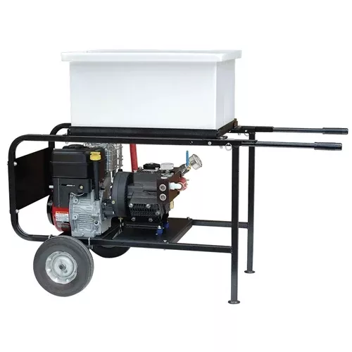 Wheeler-Rex Gas Triple Diapragm Hydrostatic Test Pump w/ 5.5 HP Honda & Tank 500 PSI 467010