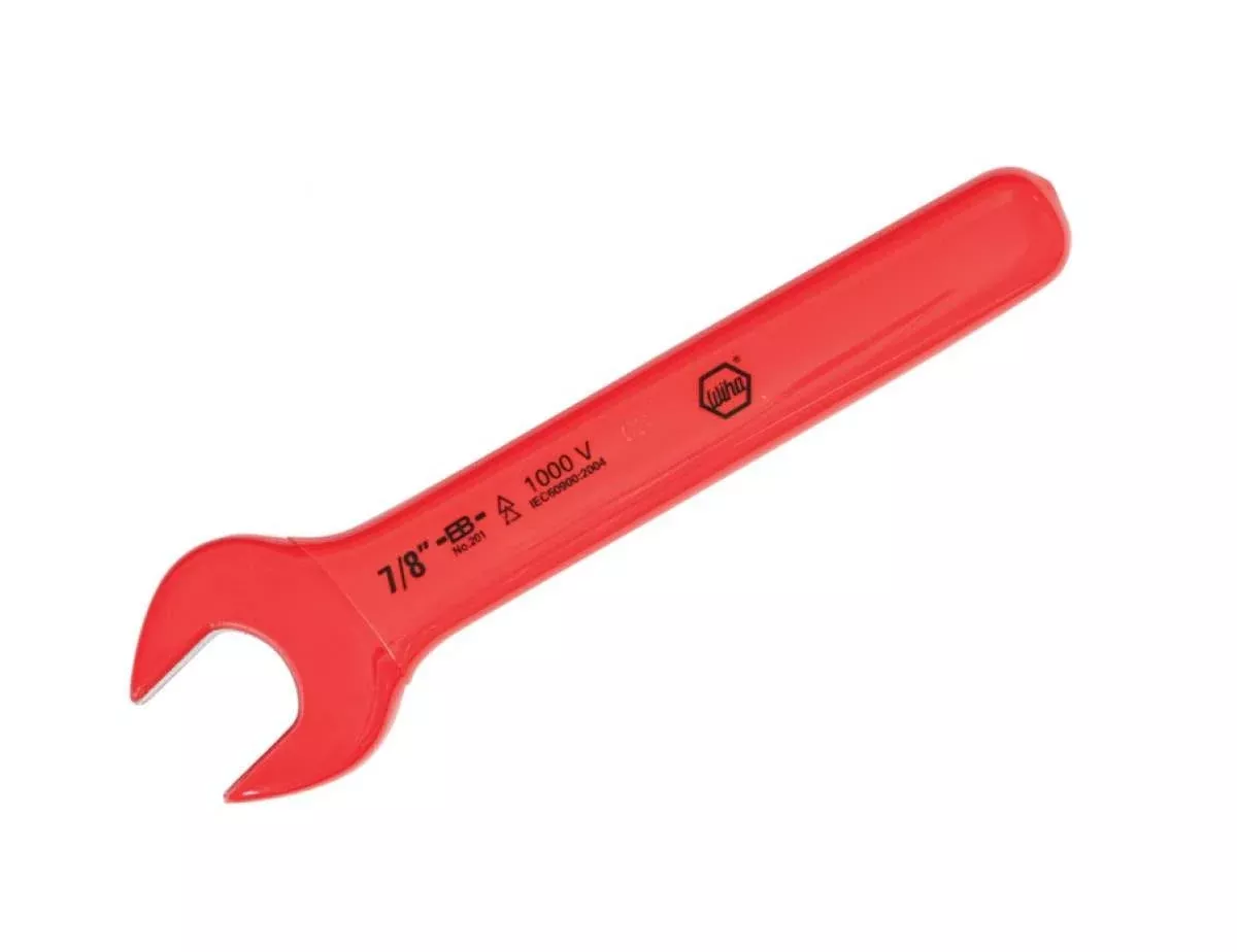 Wiha 20145 Insulated Open End Wrench 7/8"