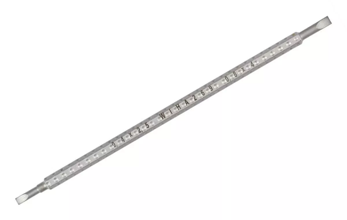 Wiha 26959 Sys 4 Slotted Drive-Loc Blade 2.0 x 3.5