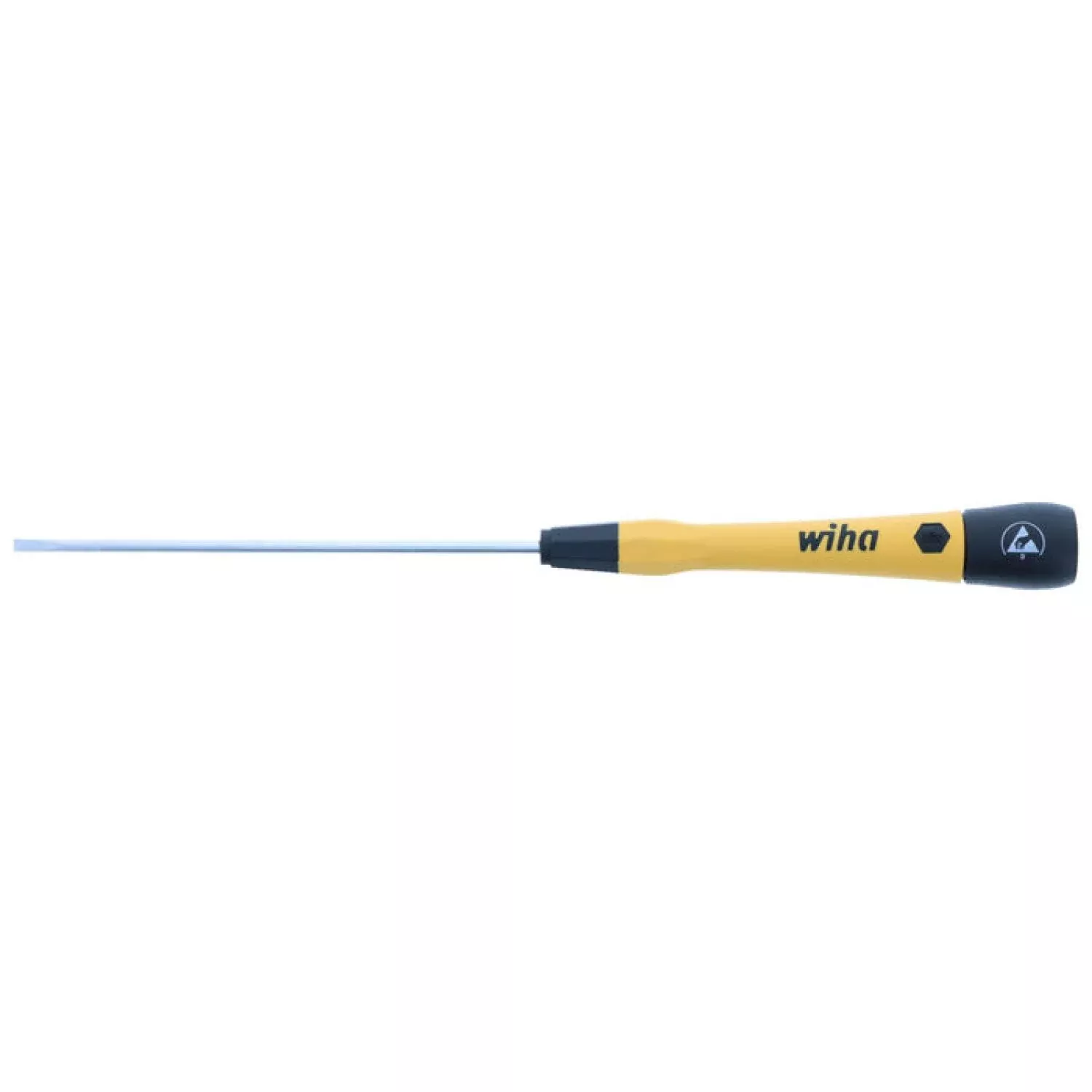 Wiha 27277 ESD Safe PicoFinish Precision Screwdriver - Slotted 2.5mm x 100mm