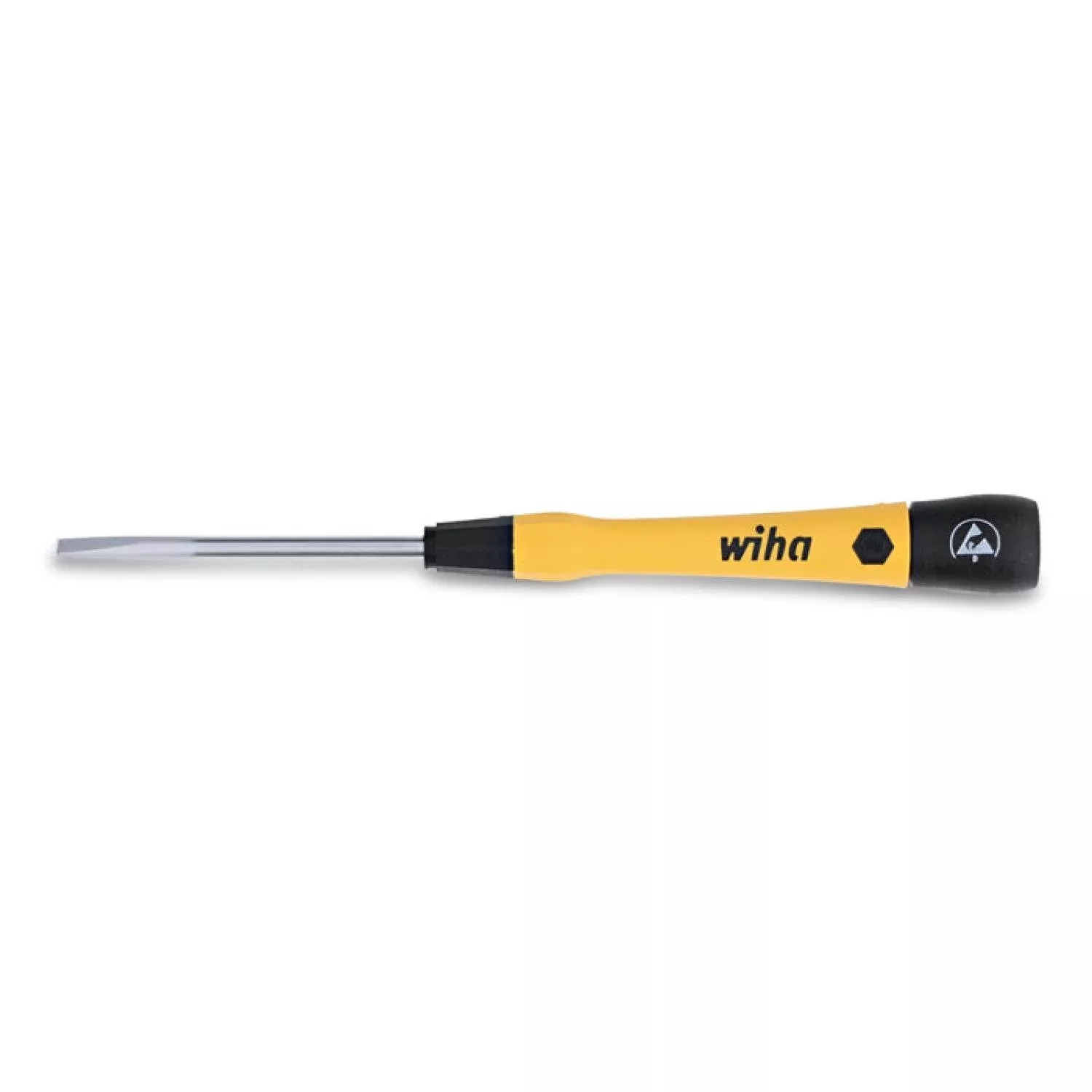 Wiha 27281 ESD Safe PicoFinish Precision Screwdriver - Slotted 4.0mm x 60mm