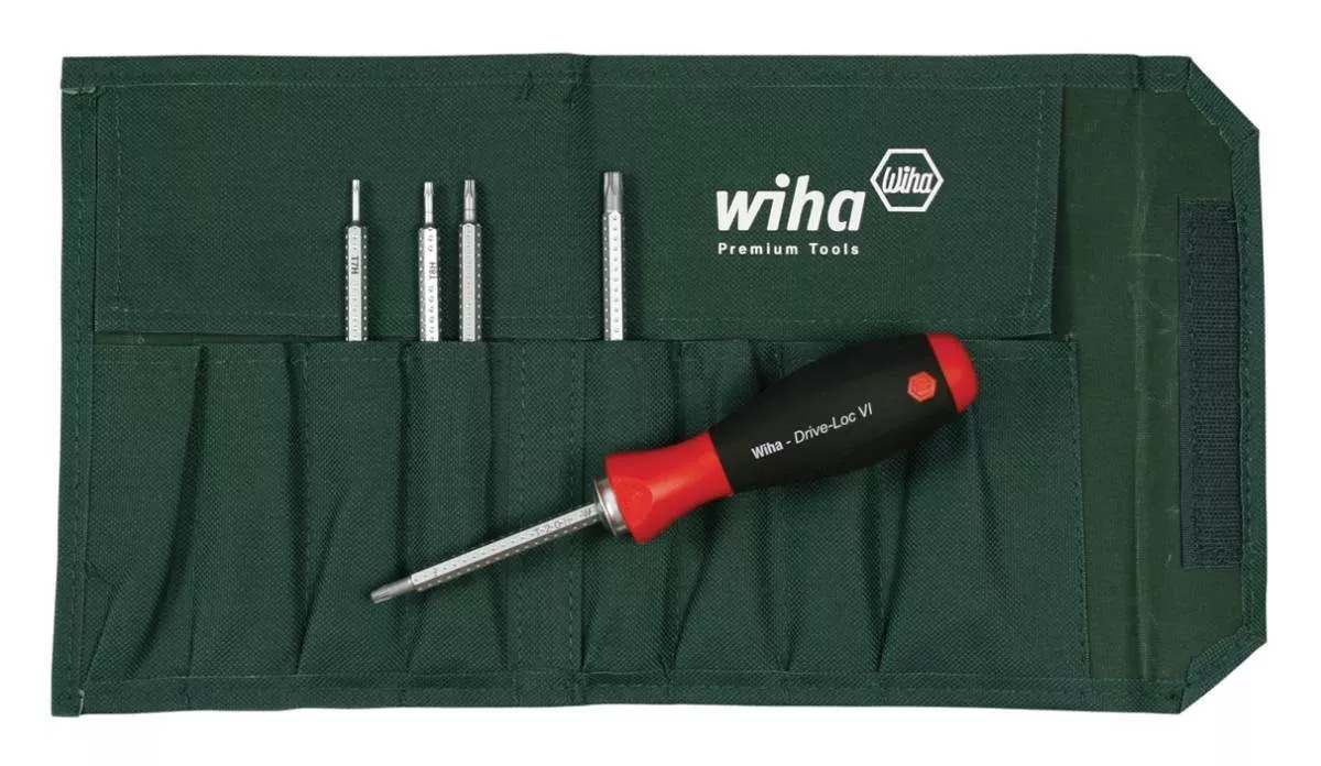 Wiha 28197 Drive-Loc VI Security Torx in Pouch 6 Piece Set