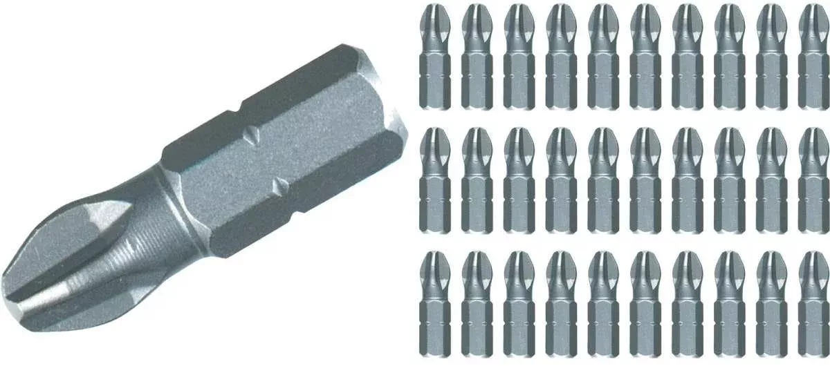 Wiha Phillips Insert Bit Contractor Grade, 30-Pack