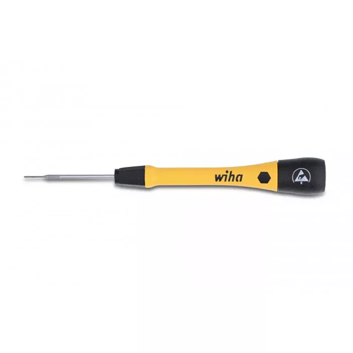 Wiha Tools 27273 ESD PicoFinish Precision Slotted Screwdriver - 1.5mm x 40mm