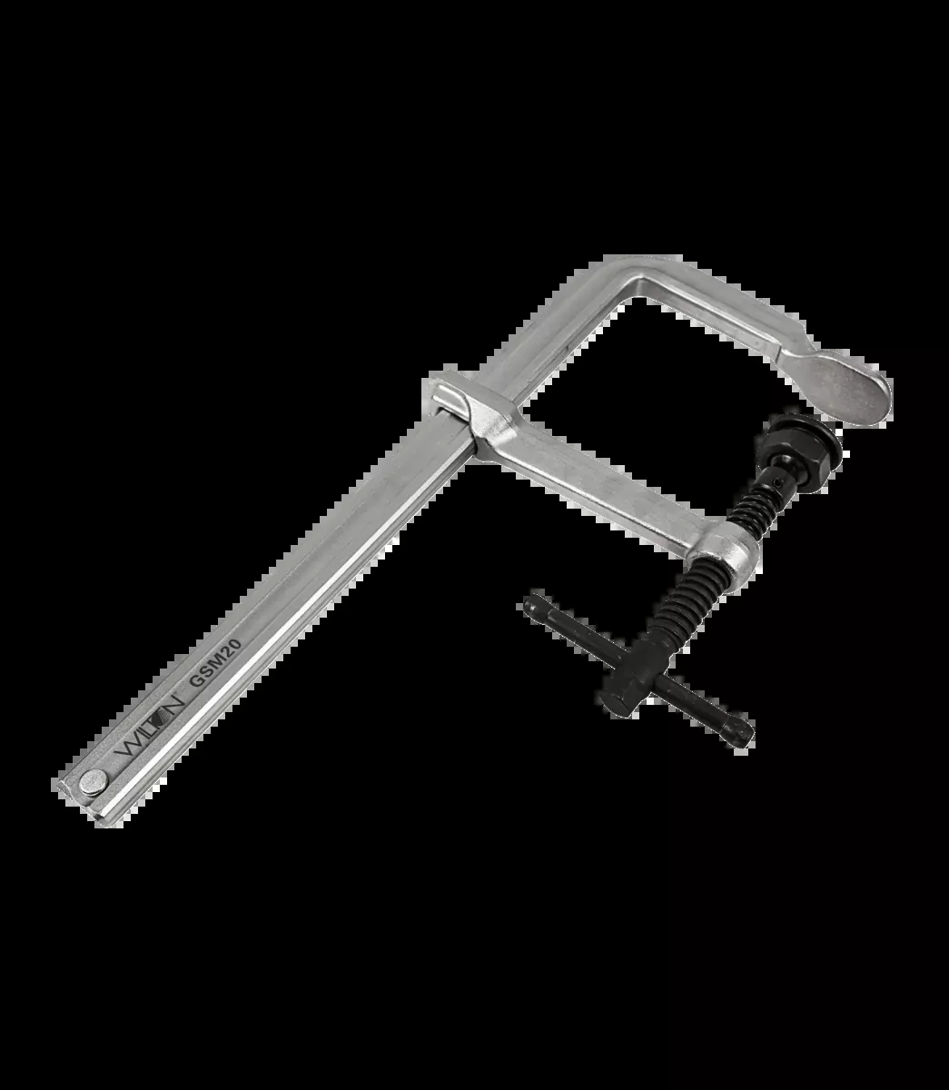 WILTON GSM20, 8" Heavy Duty F-Clamp, 5-1/2" Throat