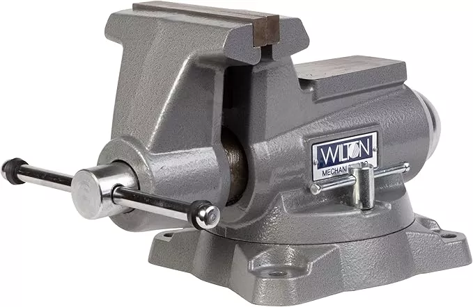 Wilton Mechanics Pro Bench Vise, 5-1/2" Jaw Width, 5" Jaw Opening, 3-5/8" Throat (Model 855M)