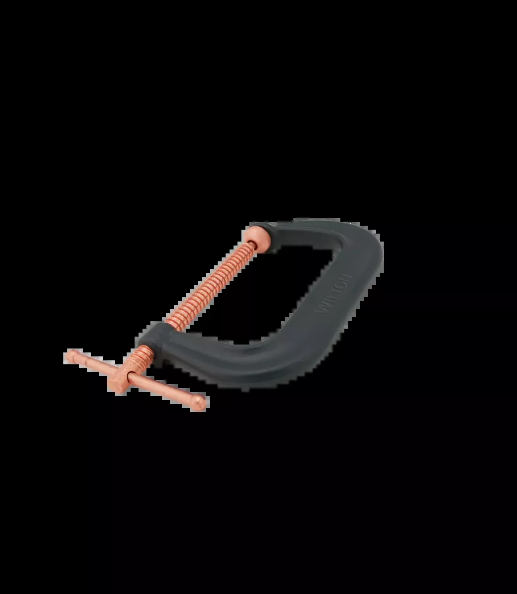 WILTON Spark-Duty Drop Forged C-Clamp, 0 - 3” Opening, 2-7/16” Throat Depth
