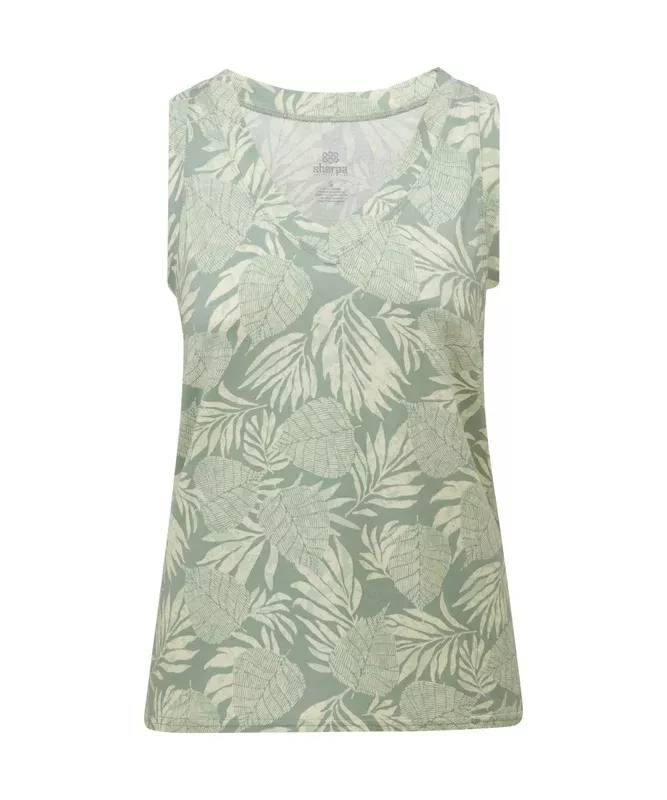 Women’s Neha V-Neck Tank Top – Green
