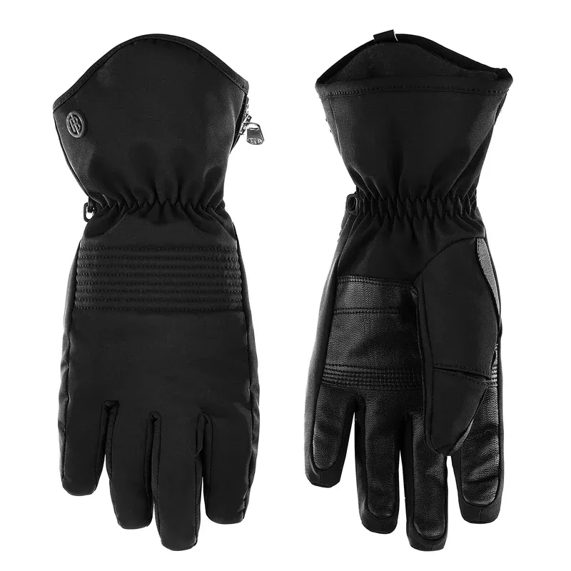 Women’s Stretch Ski Gloves – Black