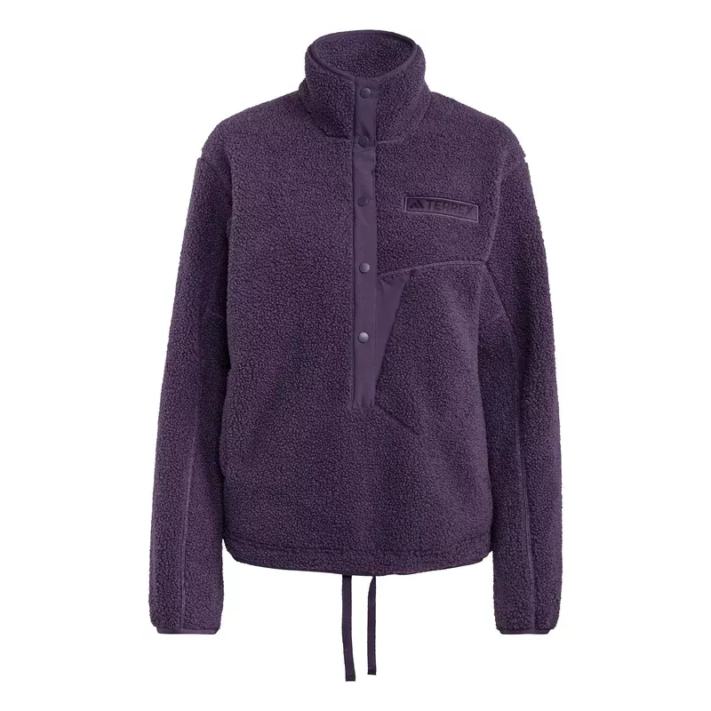 Women’s Xploric High Pile Snap Fleece – Purple