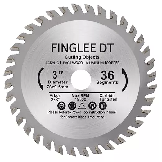 Wood Saw Blade TCT Circular Cutting Blade for Woodworking ((1pc(36T/10MM)))