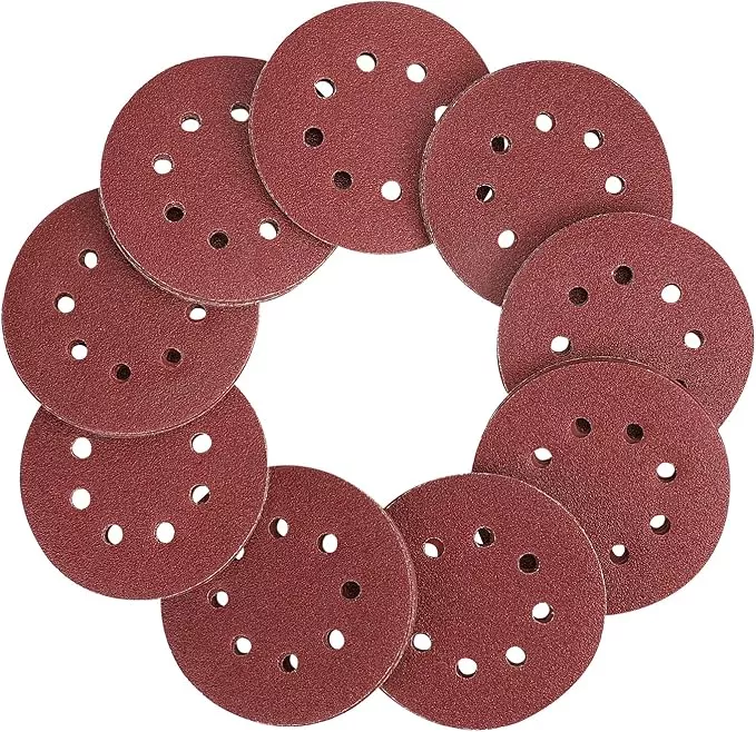 WORKPRO 80-Piece Sanding Disc Set，5-Inch 8-Hole Hook and Loop Sanding Discs, 60, 80, 100, 120, 180, 240, 320, 400 Grits Sandpaper for Random Orbital Sander(Not for Oscillating Tools or Mouse Sander)