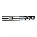 YG-1 ONLY ONE GYG69048 Center Cut Roughing-Fine Variable Helix Angle Corner Radius End Mill, 3/4 in Dia Cutter, 0.04 in Corner Radius, 1-5/8 in Length of Cut, 5 Flutes, 3/4 in Dia Shank, 3-7/8 in OAL, AlCrN